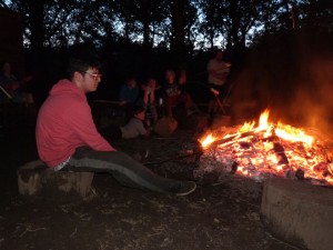 22-One of the first camp fires