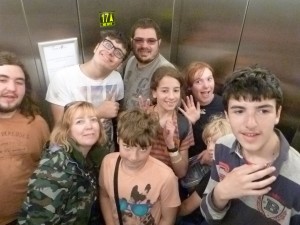 45-In the lift