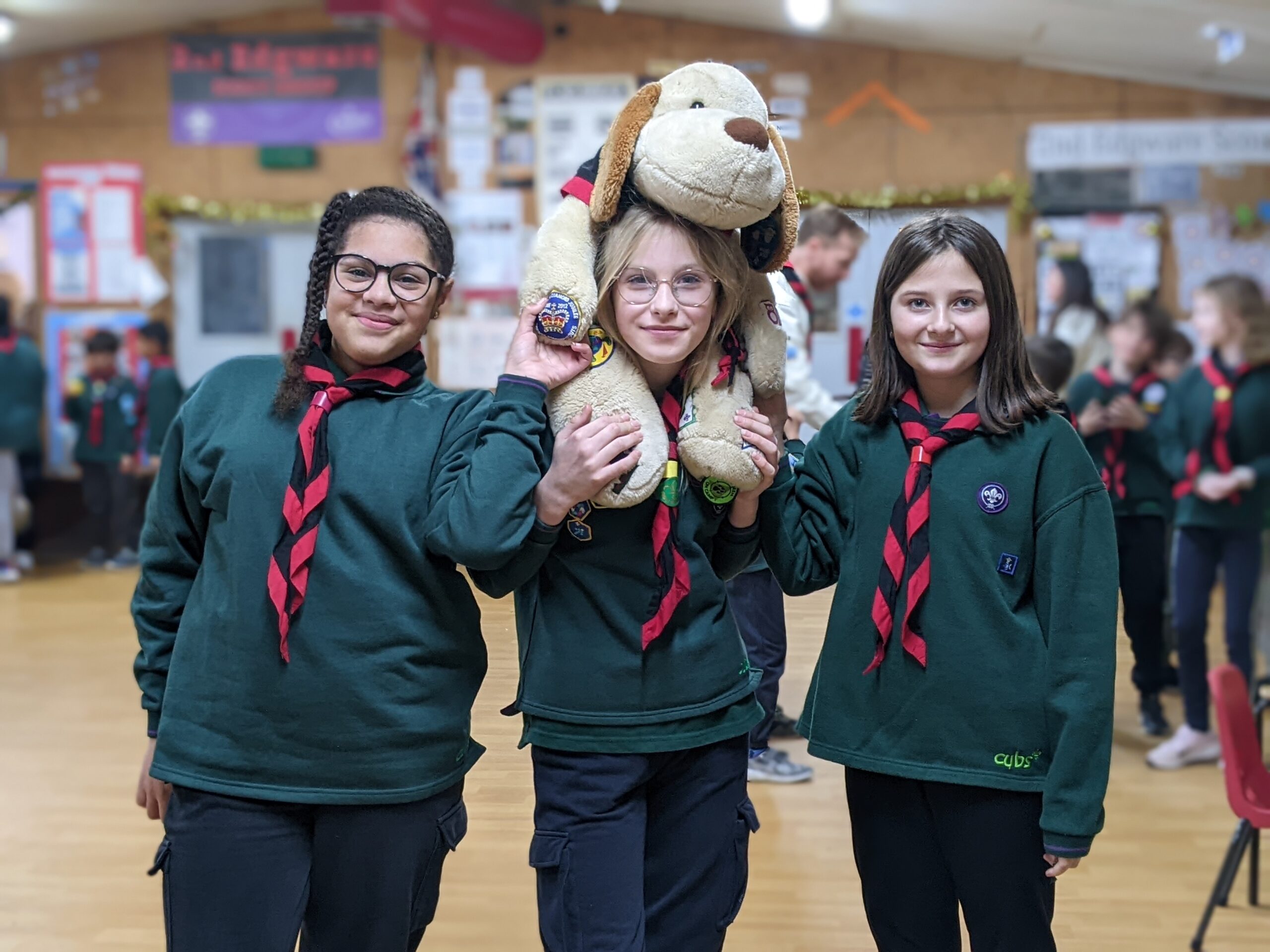 A group of Cubs at Edgware Scouts